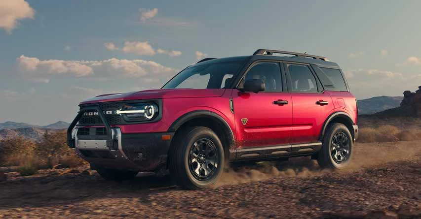 2026 Ford Bronco Sport shown in the Ford towing guide