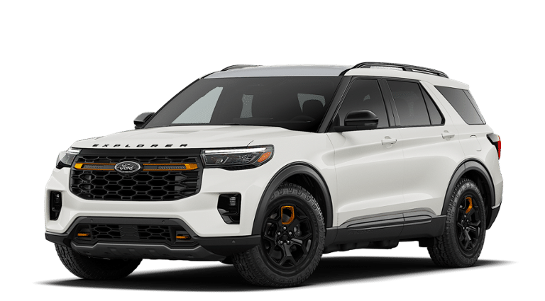 2026 Ford Explorer in Star White Metallic Tri-Coat