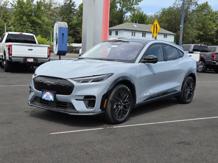 2026 Ford Mustang Mach-E in Glacier Gray Metallic Tricoat