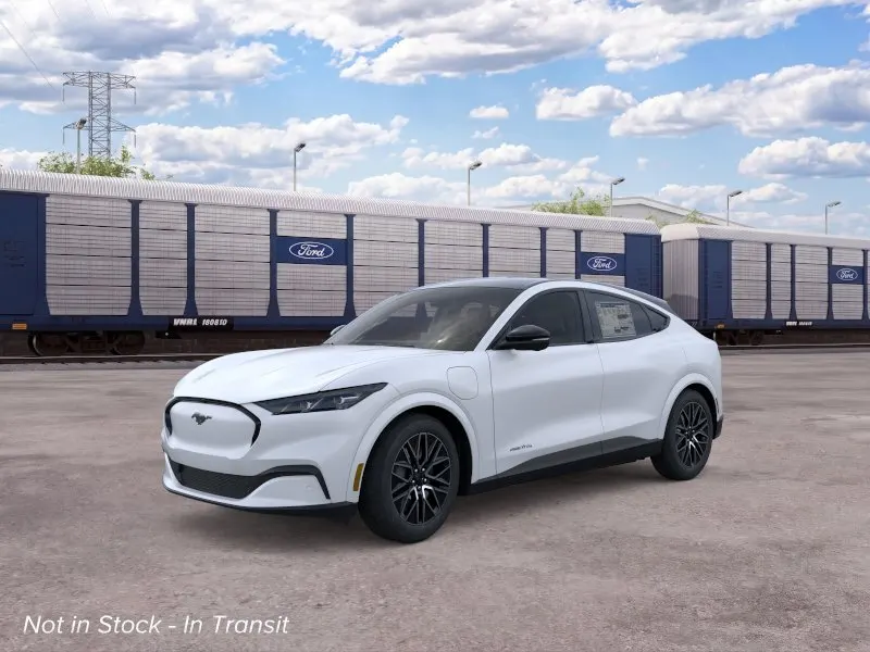 2026 Ford Mustang Mach-E in Star White Metallic Tri-Coat