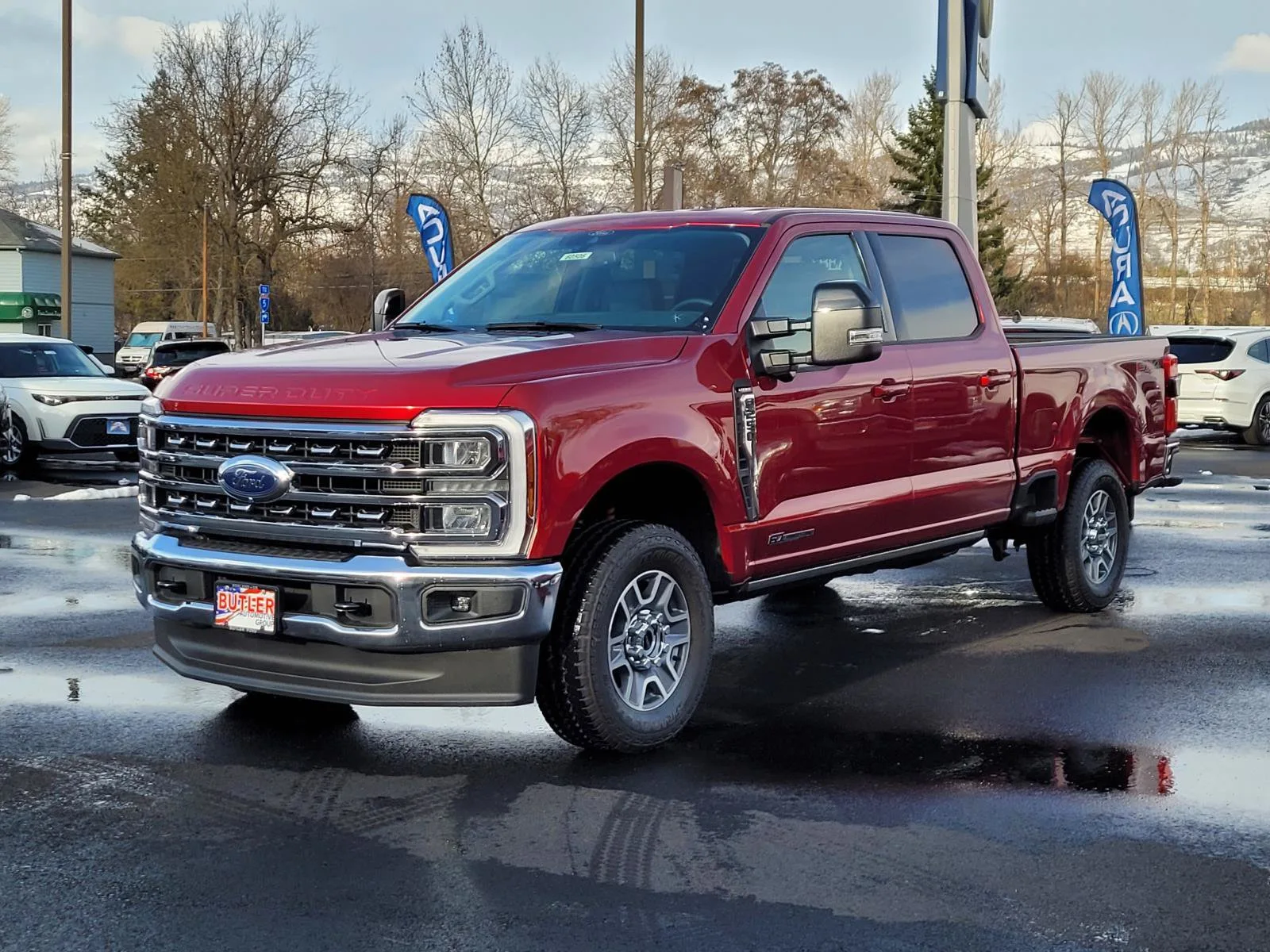 2026 Ford Super Duty F-250 SRW LARIAT in Ruby Red Metallic Tinted Clearcoat
