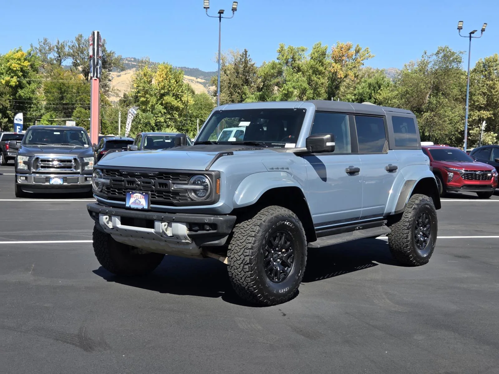 2024 Ford Bronco Raptor in Azure Gray Metallic