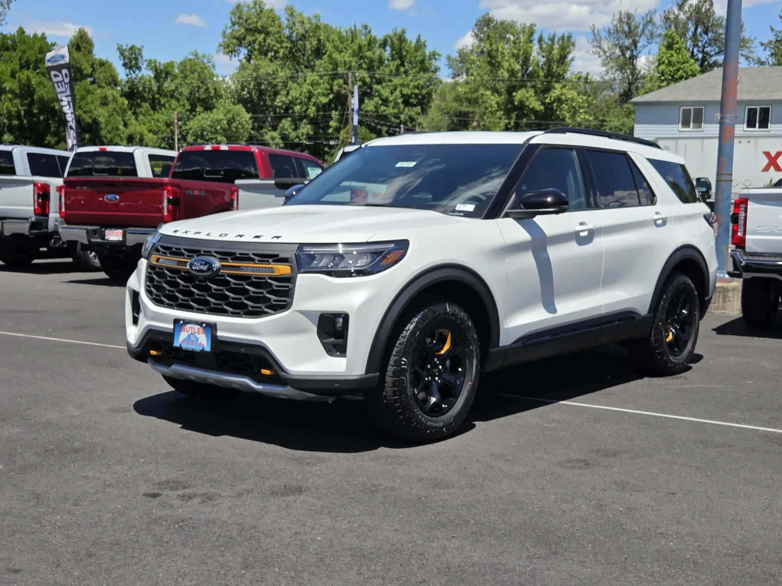 2026 Ford Explorer Tremor in Star White Metallic Tri-Coat