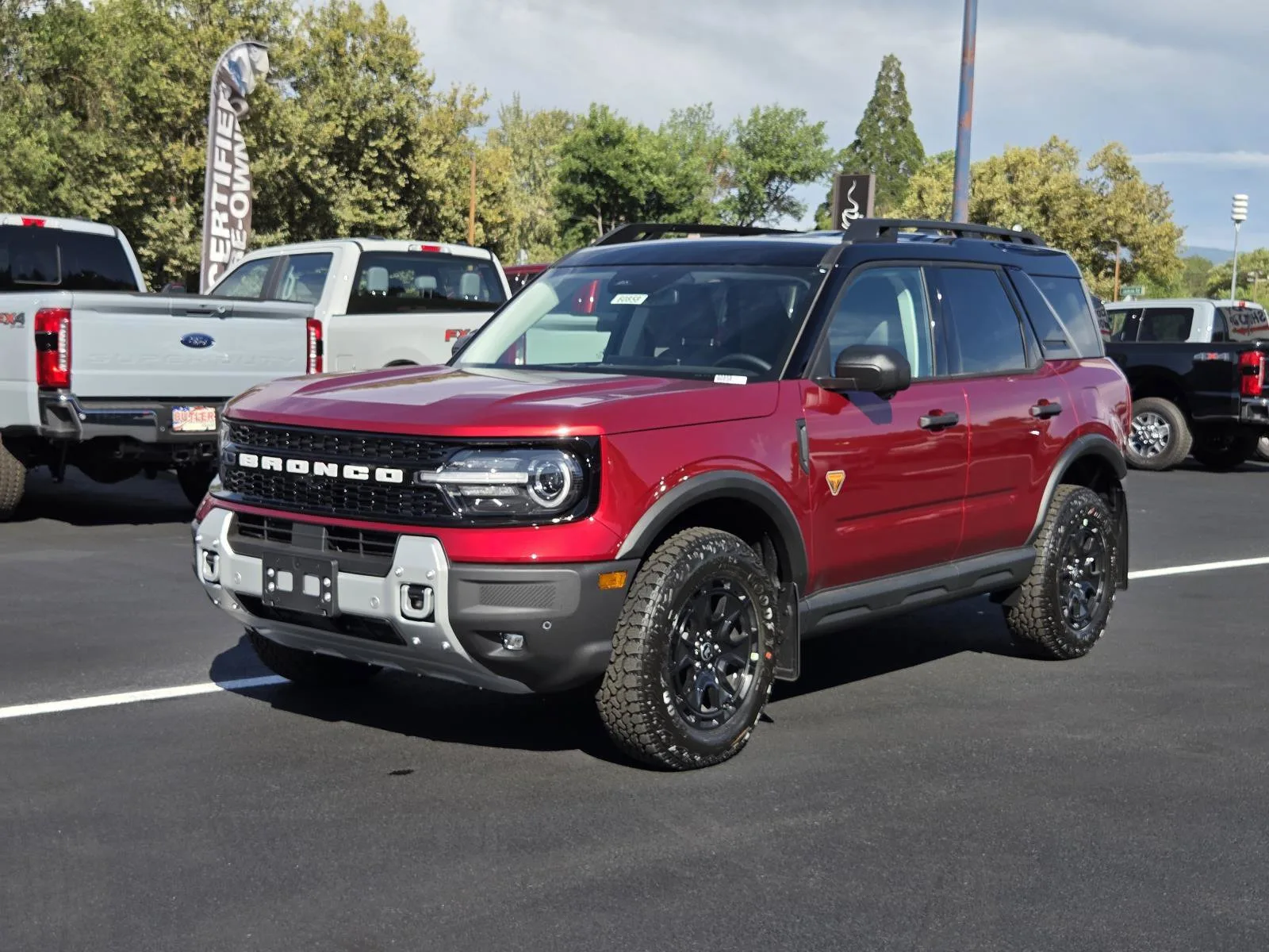 2026 Ford Bronco Sport Badlands in Ruby Red Metallic Tinted Clearcoat