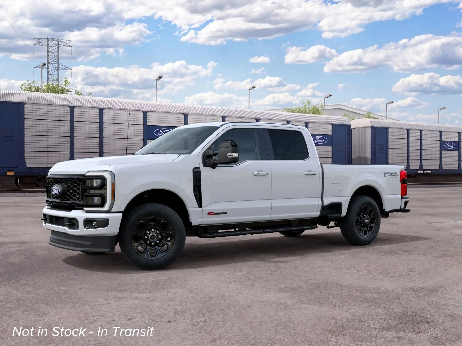 2027 Ford Super Duty F-350 SRW LARIAT in Star White Metallic Tri-Coat