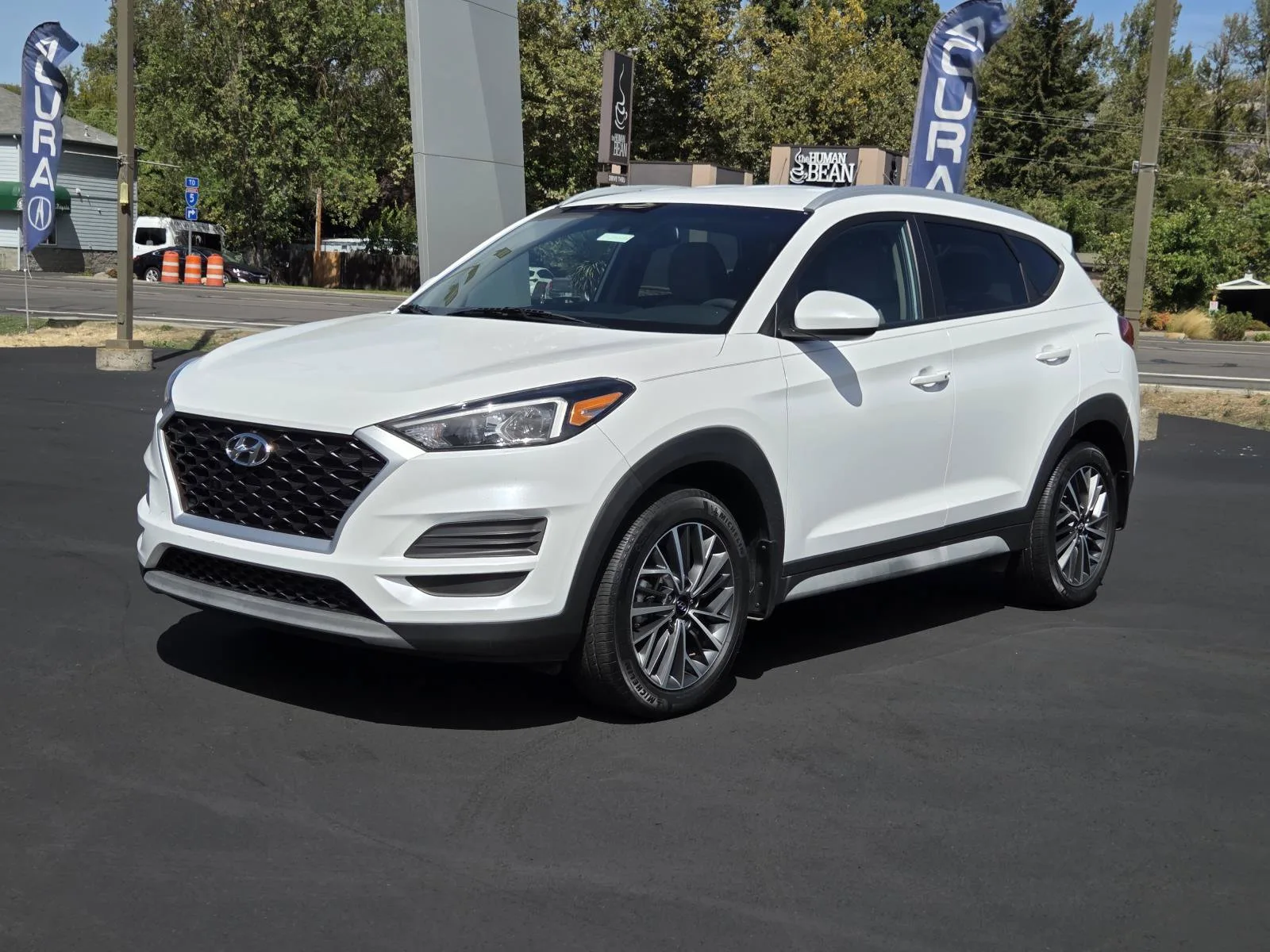 2021 Hyundai Tucson SEL in White Cream
